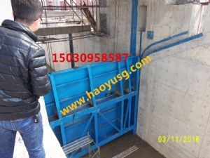 浙江项目 大型钢制闸门 现场安装